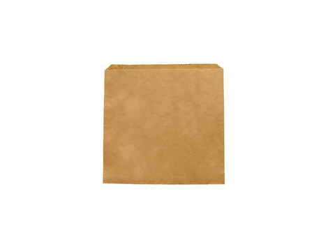 Sac papier à fond plat brun 17 x 17 cm