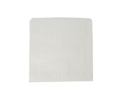 Sac en papier à fond plat blanc 21 x 21 cm