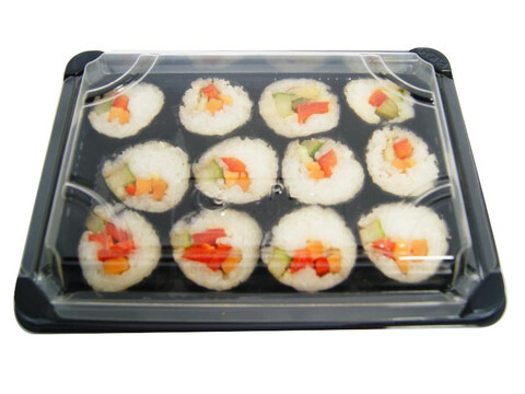 PLA Bote  sushi bio taille S (17,5 x 12,5 x 4 cm) chantillon (1 pice)