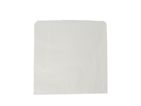 Sac en papier  fond plat 21x 21cm blanc, carton (1000units)