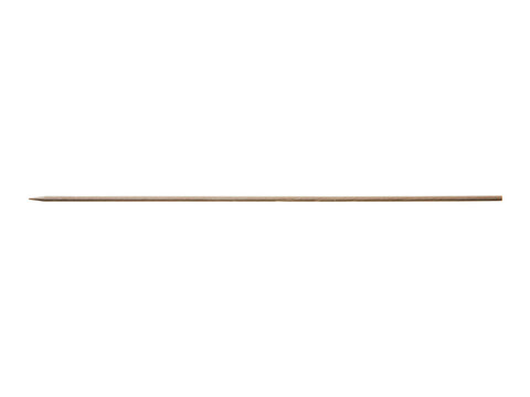 Brochette de bois dur de 25 cm de longueur