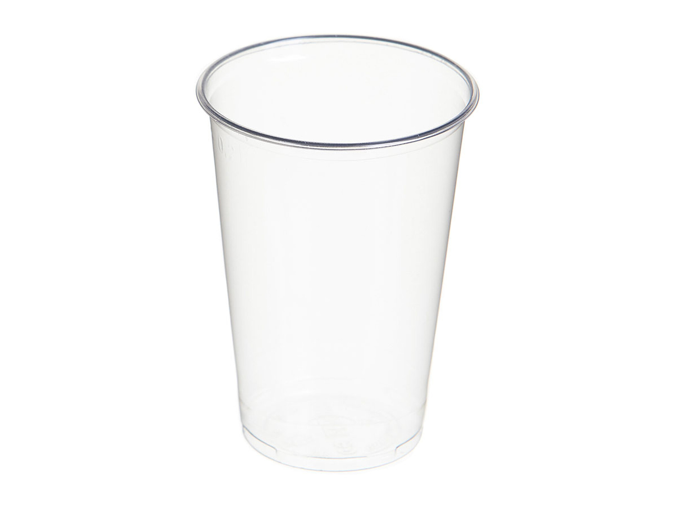 Gobelet jetable transparent pour boissons froides 200 ml compostable