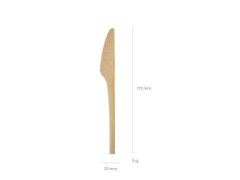 Couteau rutilisable en ressources naturelles, 17,2 cm de long chantillon (1 pice)