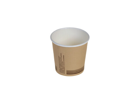 Just Paper Gobelet  espresso marron 100ml/4oz,  62 mm