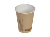 Just Paper gobelet à café marron 300ml/12oz, Ø 90 mm 
