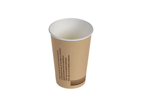 Just Paper Gobelet  caf Vending marron 180ml/7oz,  70 mm chantillon (1 pice)