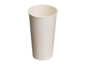 Tasse à café bio blanche 500 ml/ 20oz, Ø 90 mm