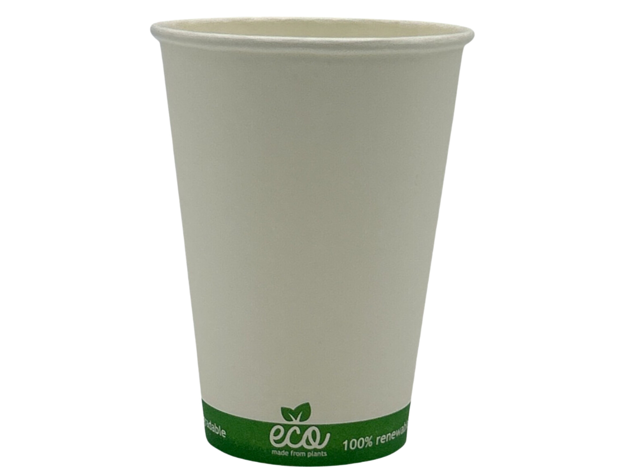 Gobelet jetable biodégradable / gobelet à café (gobelet carton avec PLA)  avec imprimé bio 300 ml