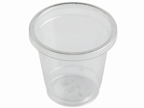 Gobelet  liqueur/de dgustation PLA 30 ml compostable Carton (3.000 pices)