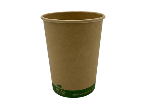 Gobelet  caf bio ECO Kraft 200 ml/8oz,  80 mm
